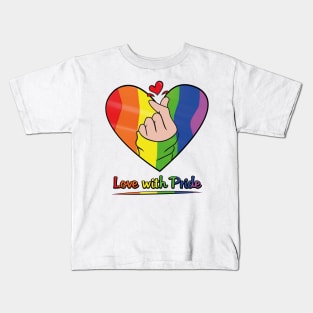 Love with Pride Kids T-Shirt
